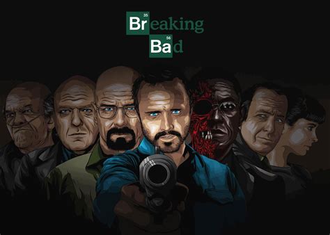 Breaking Bad Gang Poster By Jacky Love Displate