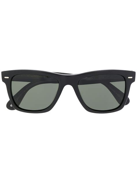 Oliver Peoples Square Sunglasses Farfetch