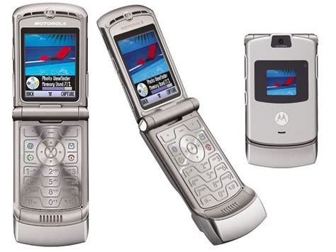 Motorola Razr V3 Unlocked Flip Mobile Phone New Boxed Silver Ebay
