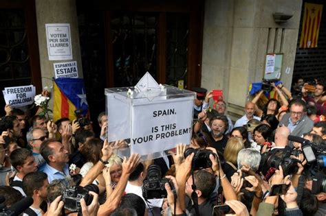protesters gather in barcelona as catalan referendum dealt a blow i24news
