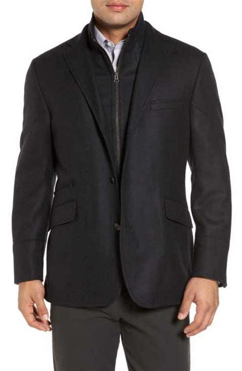Kroon Ritchie Aim Hybrid Classic Fit Wool And Cashmere Sport Coat Mens