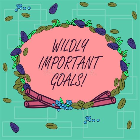 Word Writing Text Wildly Important Goals Business Concept For Most