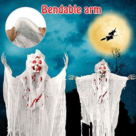 52ft Animated Halloween Decorations Outdoor Scary Haunted House Prop
