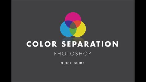 Color Separation In Adobe Photoshop Youtube