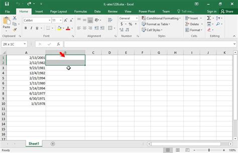 Use The Now Function To Display The Current Date And Time Excel 2016
