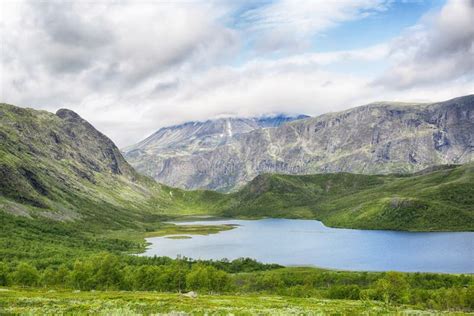 Jotunheimen National Park Norway Stock Photo Image Of Mountains