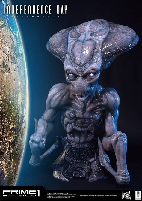 Using recovered alien technology, the nations of earth have. Independence Day: Resurgence Alien Life Size Bust by Prime ...