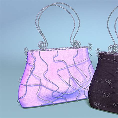 3d Handbags Twisted Wire Handle Model 3d Model Twisted Wire
