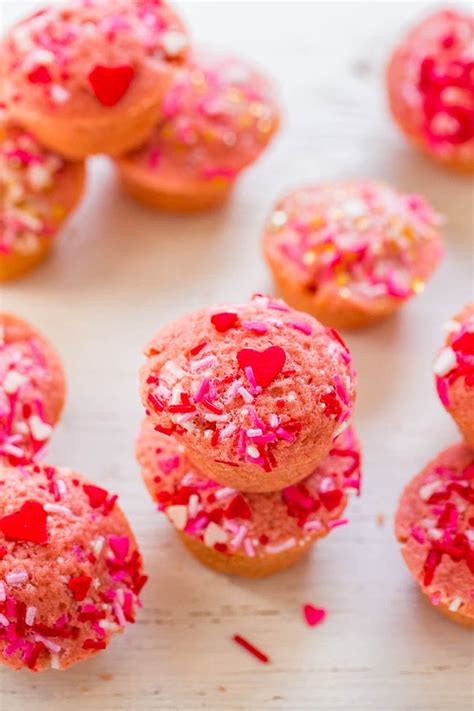 Pink Mini Muffins Averie Cooks