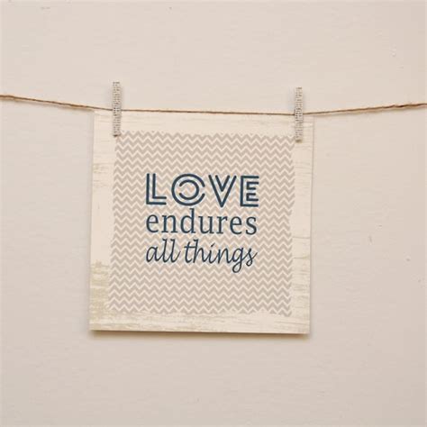 items similar to love endures all things downloadable wall art instant download love faith
