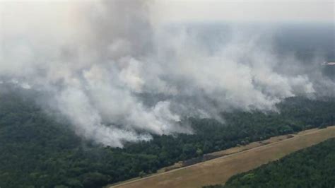 Two Wildfires Burn Hundreds Of Acres In New Jersey Whyy