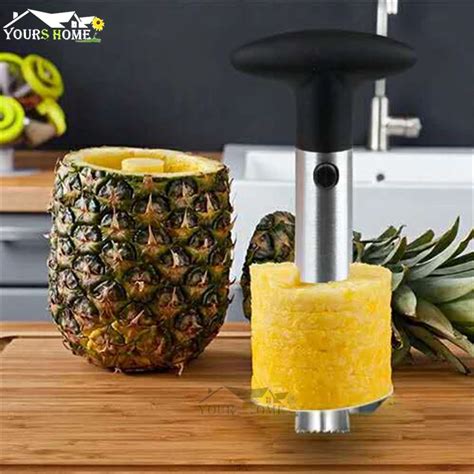 Advanced Stainless Steel Fruit Pineapple Peeler Corer Slicer Cutter