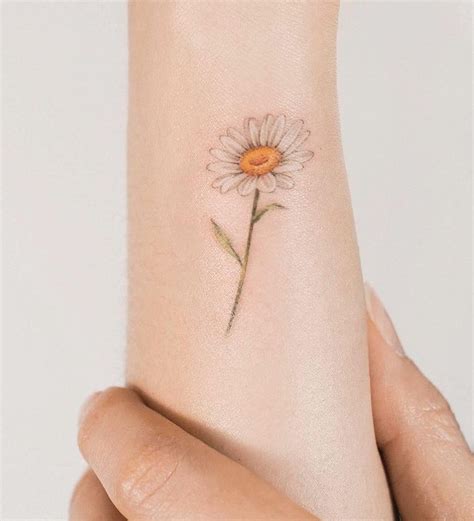 Yellow Daisy Flower Tattoo Designs Best Flower Site