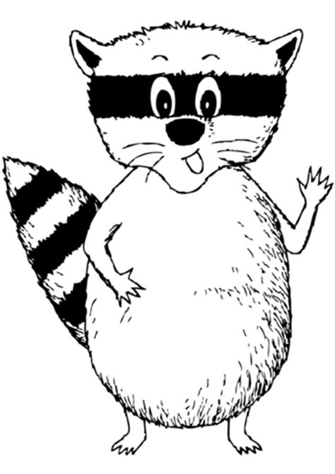 Select from 35657 printable coloring pages of cartoons, animals, nature, bible and many more. Cartoon Raccoon coloring page | Free Printable Coloring Pages