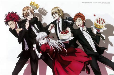 Download Anime Series K Red Clan Carrying Cakes Wallpaper