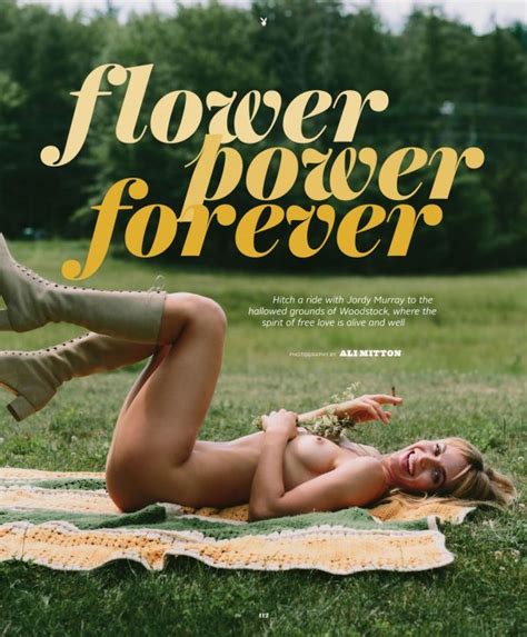 American Model Jordy Murray Nude Sexy By Ali Mitton For Playboy Us