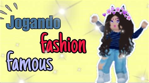 Jogando Fashion Famousroblox Youtube