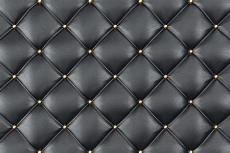 Leather Upholstery Sofa Background Black Luxury Decoration Sofa Elegant