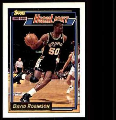 Mavin David Robinson Topps 1992 4