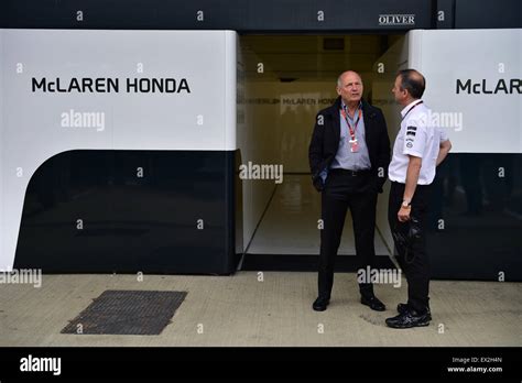 Silverstone Uk 5th July 2015 Ron Dennis Mclaren Honda F1 Team Boss