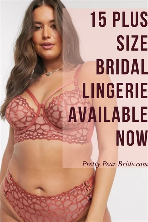 Plus Size Bridal Lingerie Options For Purchase Right Now The