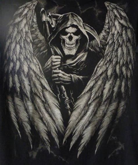 Grim Reaper But With No Face Theodore Harrison Biker Oc Pinterest