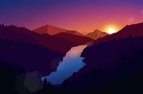 2560x1700 Forest Dark Evening Sunset Last Light Minimalistic Chromebook