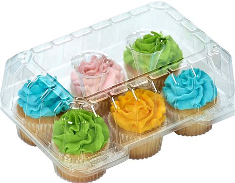 Clear Cupcake Boxes Cupcake Containers Plastic Disposable