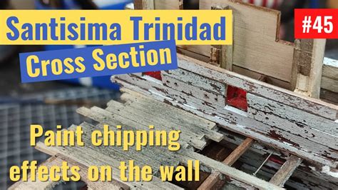 Santisima Trinidad Cross Section Part Model Ship Building Youtube