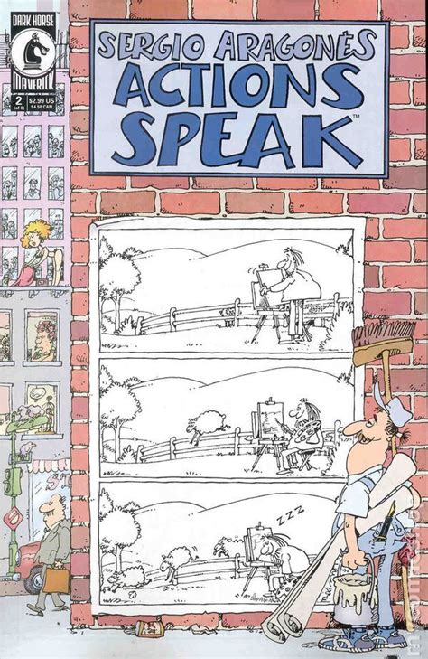 Sergio Aragones Actions Speak 2001 2 Comic Book Covers Comic Books