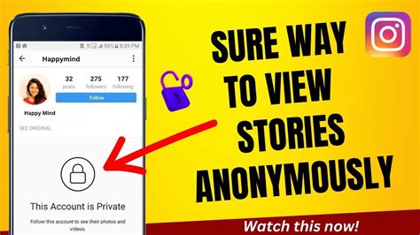 How To View Someone Instagram Story Anonymously Youtube