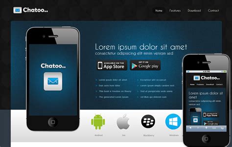 Match, date & meet new people. Chatoo a Application Mobile Website Template by w3layouts