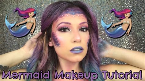Mermaid Makeup Tutorial Halloween Mermaid Makeup Youtube