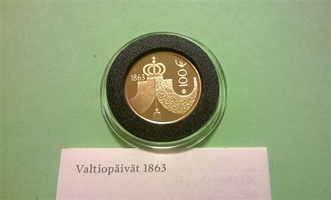 Finland 100 Euro 2013 Diet 1863 Beginning Pf Democracy Gold Münze