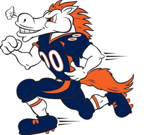 Miles Broncos Mascot 5280miles Denver Broncos Football Broncos