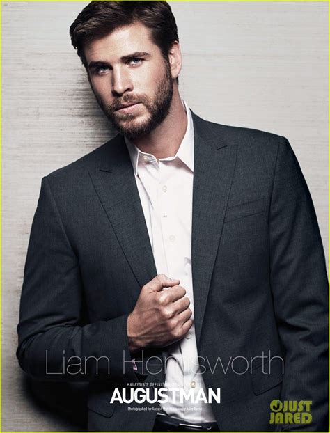 Liam Hemsworth Covers August Man Magazines June 2016 Issue