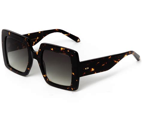 Alexis Amor The Kat Sunglasses In Amber Fleck