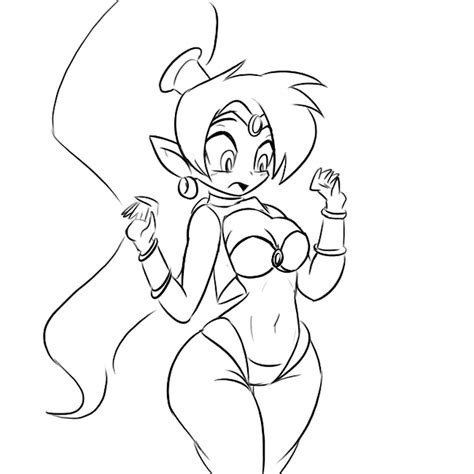 Zedrin Shantae Shantae Series Animated Animated 1girl O