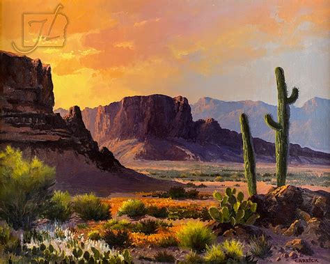 Beverly Carrick 1930 Desert Scene Painting