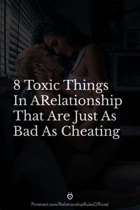 Toxic Things In A Relationship That Are Just As Bad As Cheating
