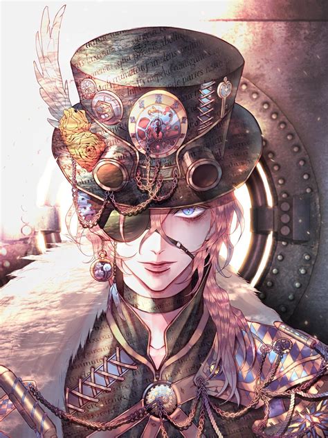 Mad Hatter Steampunk Anime Boy Scroll Down And Find Out For Yourself