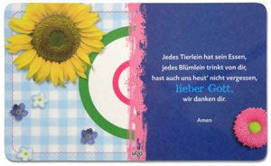 Jedes Tierlein hat sein Essen (Frühstücksbrettchen) BLAU