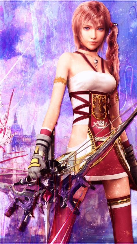 Final Fantasy XIII-2 pure girl iPhone X 8,7,6,5,4,3GS wallpaper
