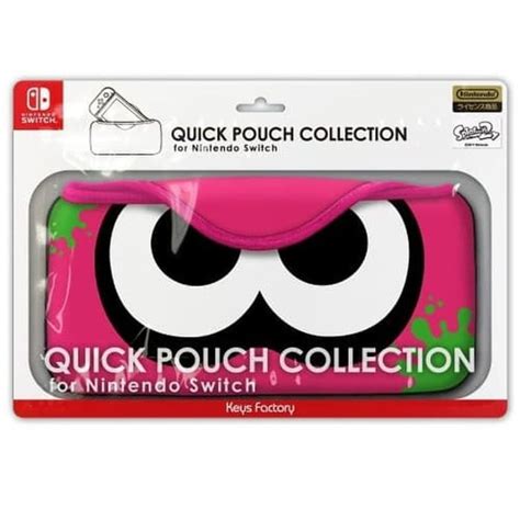 Jual Nintendo Switch Quick Pouch Splatoon 2 Neon Pink Squid Di Lapak