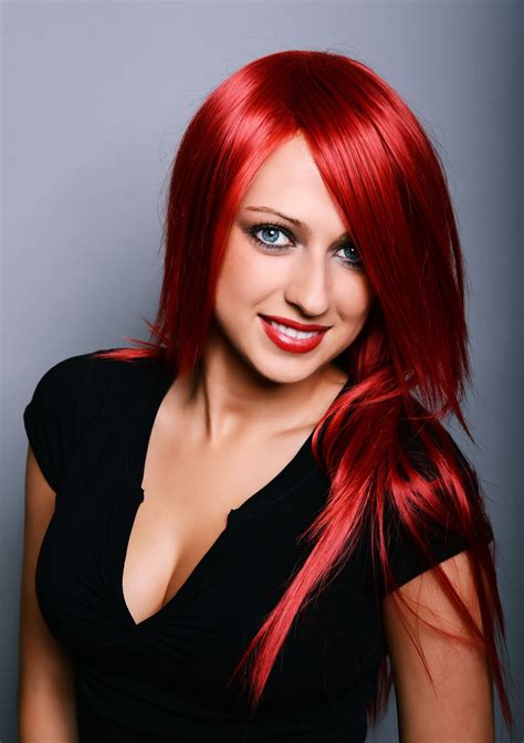 Red Hair With Blonde Highlights Are An Attention Grabbing Look Hair