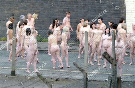 Naked People Tribute Ls Lowry Foto Stok Editorial Gambar Stok