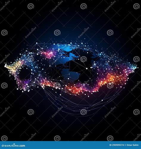 Digital Trade Routes stock photo. Image of globalization - 290909374