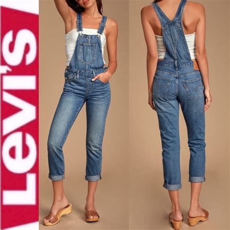 Levis Jeans Levis Original Medium Wash Denim Overalls Poshmark