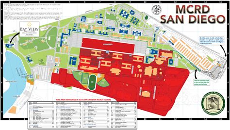 Marine Corps Recruit Depot San Diego Visitors Maps And Directions