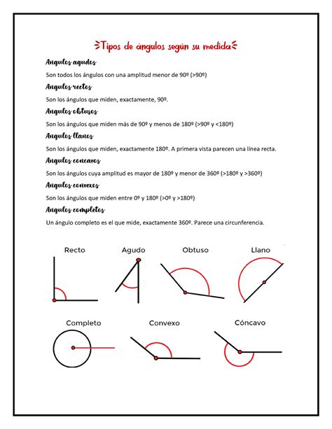 Tipos De Angulos Ángulos Agudos Son Todos Los ángulos Con Una